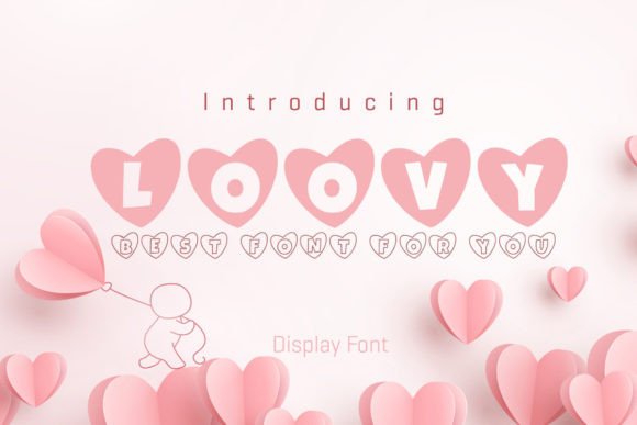 Discover Loovy: A Unique Display Font for Creative Projects