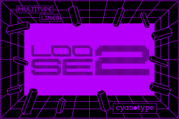 Discover the Unique Appeal of MultiType Lines Loose 2 Font