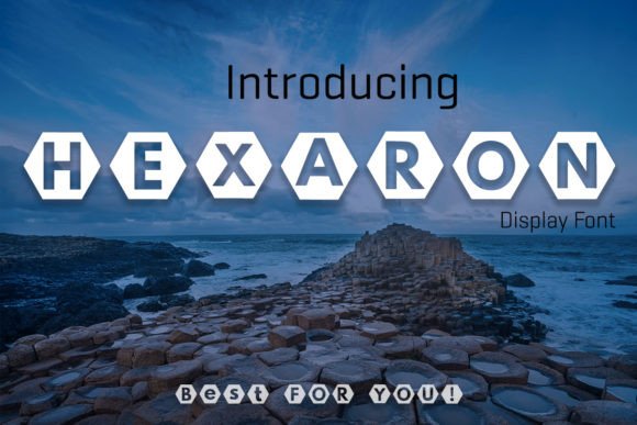Hexaron: A Creative Font for Modern Design