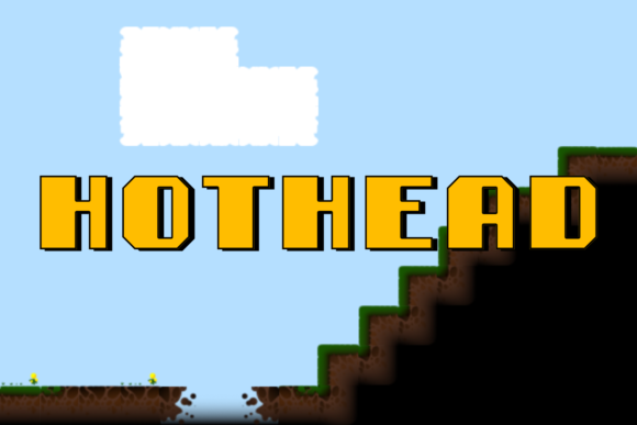 Hothead: A High-Contrast Monospaced Font for Games and Pixel Art