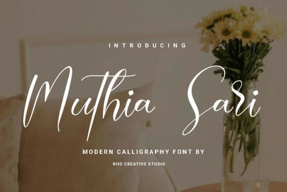 Muthia Sari: A Contemporary Script Font for Authentic Design