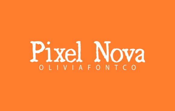 Pixel Nova: A Font with Romantic, Handwritten Charm