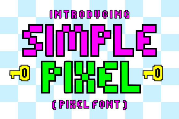 Simple Pixel: A Display Font with Retro Charm