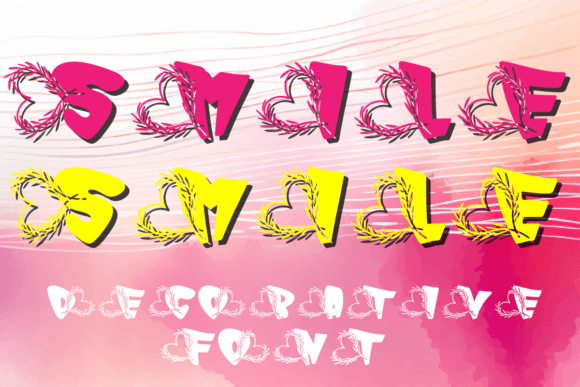 Smile Smile: A Delightful Decorative Font for Creative Projects