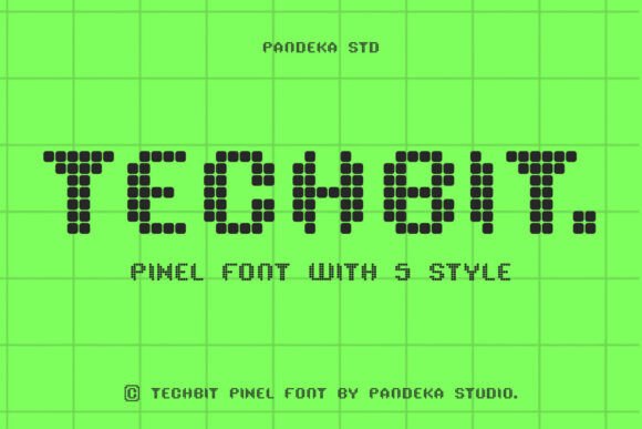 Techbit: The Modern Pixel Font for Digital Aesthetics