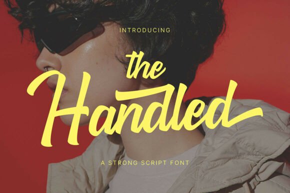 The Handled: A Bold Script for Dynamic Designs